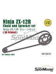 Falcon Scale Models FSM027: Chain set 1/12 scale - Kawasaki ZX12R